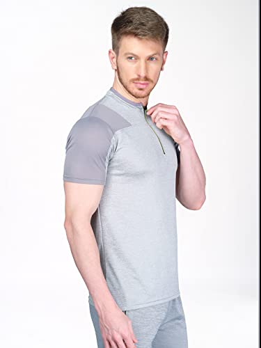 Image of TECHNOSPORT Men's Slim Fit Active T-Shirt - (MTP512 P) Pack of 1