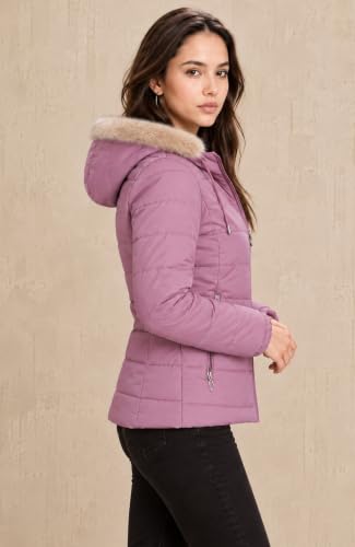 Image of SANE ORIGINALS Winter Jacket for Women with Detatchable Hoodie Cap || Lightweight Full Zipper Regular Fit Warm Jacket for Ladies