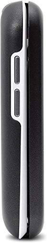 Doro 7030 Unlocked Dual SIM 4G Easy-to-Use Clamshell Mobile Phone for Seniors with WhatsApp, Facebook, GPS Location and Cradle Included (Black) [UK and Irish Version]
