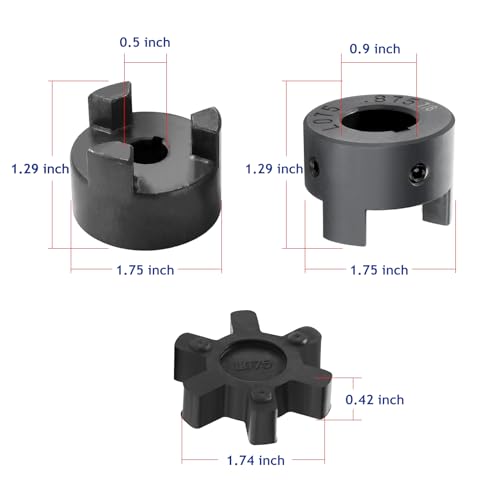 Creative.C L075 Flexible 3-Piece For Machine Tools/Steppers/Servo Systems/Motors/Guide Rails/Screw Rods And Spindle Transmissions Automation Equipment thumb #4