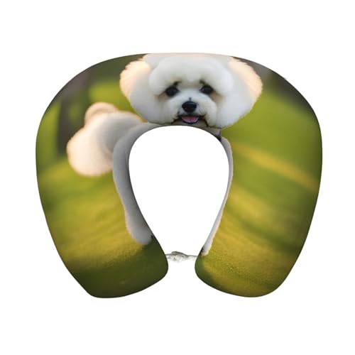 Almohada de poliéster para cuello tamaño único negro miniatura 1