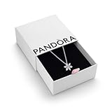 Pandora Timeless Women's Sterling Silver Sparkling Herbarium Cluster Pendant Necklace, 45cm, With Gift Box