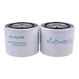 IEQFUE 2PCS HH164-32430 Engine Oil Filter Compatible with Kubota L2050 L2501 L3301 L3400 L3710