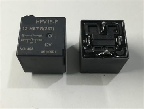 Relais HFV15-P-12-HST automobile 12V 4 broches pour circuit imprimé en lot de 10 pièces