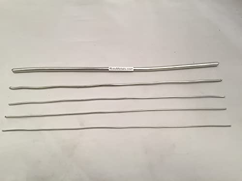 Roto Metals Zinc Wire .091 inch Diameter 10 Feet 99.9% min Made in USA