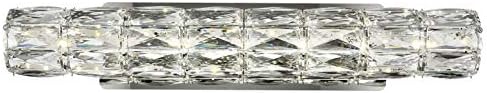 Elegant Lighting Valetta 24.4 Inch Led Wall Sconce in Chrome