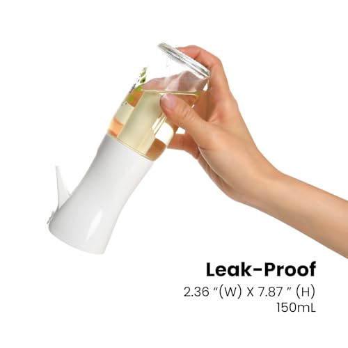 Image of Mistifi Glass Oil Sprayer /Mister 5.1 fl oz (150ml), For Cooking Oil, Olive Oil, Soy Sauce, Vinegar, Non-Aerosol Refillable Dispenser, Spray Bottle (FS638 HappyDonut)