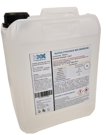 Medilife - 5L d'alcool éthylique dénaturé 96% pour parfum, nettoyage et dégraissage, lotions, parfums