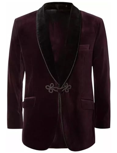 Veste de Costume en Velours Homme pour Mariage et Soirée de Gala