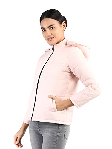 Image of CHKOKKO Women's Winter Quilted Jacket BabyPeach M