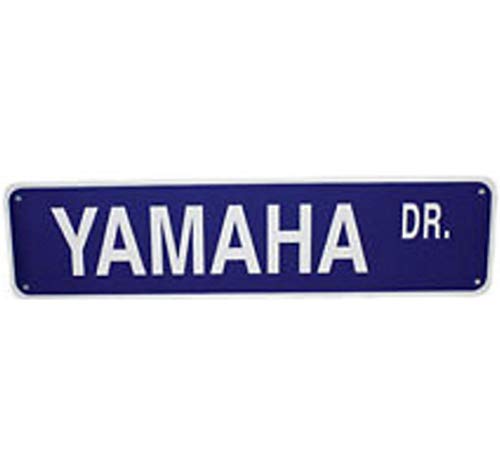 VOSS SIGNS Yamaha Drive - Aluminum Street Sign 6" X 24" - 624YDR