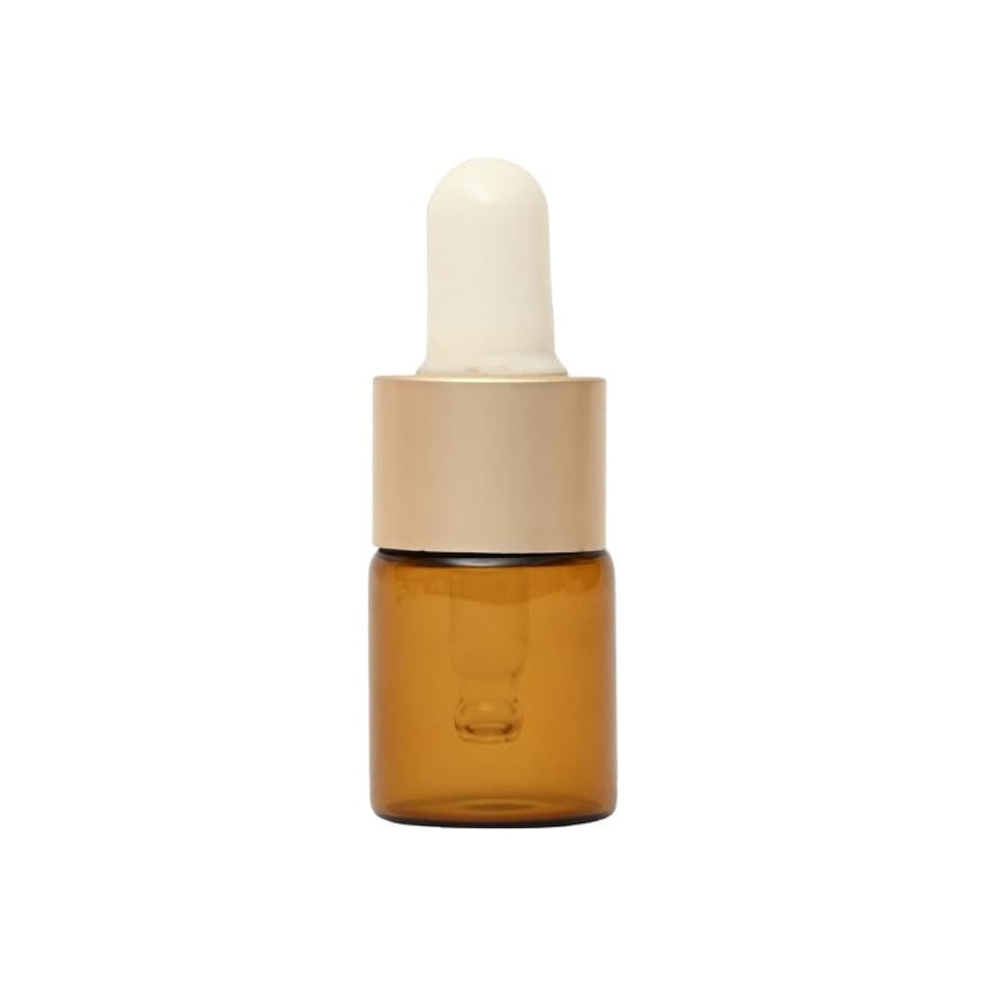 5ml Amber Glass Dropper Bottles with Golden Droppers