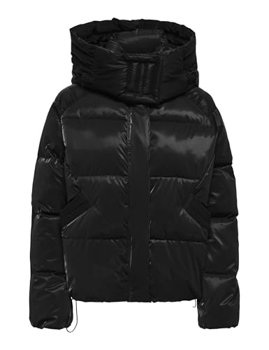 ONLY Puffer Onlbergen Life Oversized Buffer Otw, Negro, M Mujeres