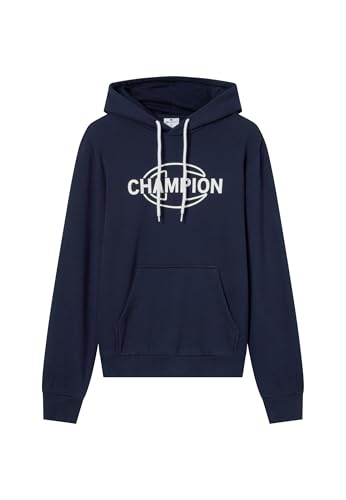 Champion Legacy Men Sudadera con Capucha, Azul, XXL para Hombre