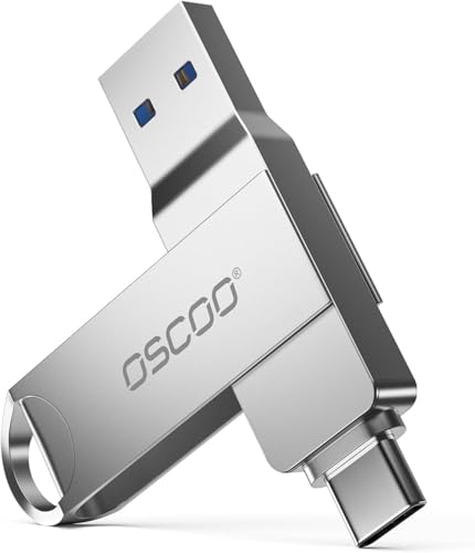 OSCOO 32GB USB Stick USB 3.1 Gen 1 Dual USB-C & USB-A Memory Stick EIN portables speicherstick für Android Tablets laptops Windows Fotos und Video