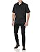 Amazon Essentials Black Button Up Shirt for Men, Short-Sleeve, Stain and Wrinkle-Resistant, Large