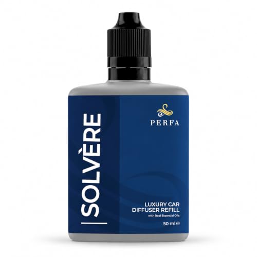 Image of Solvere Car Air Freshener Refill (50ml) | Long Lasting Car Perfume with Solvere Fragrance | Strong Automotive Air Freshener by Perfa