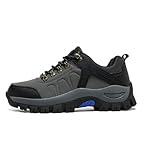 Botas de Senderismo para Pareja - Zapatos de Trekking Impermeables Antideslizantes con Paneles de Piel de Ante - Zapatos Deportivos Cómodos Transpirables para Monta?a y Ciclismo