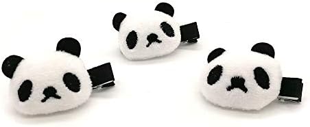 eSeeking Giant Panda Elastics Ties Barrettes Hair Rope Hairpin Doll Accessories (A)