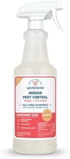 Wondercide - Indoor Pest Control Spray for Home and Kitchen - Ant, Roach, Spider, Fly, Flea, Bug Killer and Insect Repellent - with Natural Essential Oils - Pet and Family Safe— Peppermint 32 oz