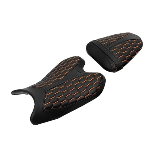 Asiento trasero para YZF-R6 2008-2016 cojín de pasajero negro