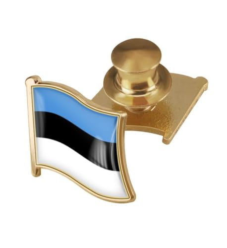 Image of vmcoatdu Country Flag Backs Locking Pin Keepers Locking Clasp Pin Badge International Travel Brooch Metal Alloy Souvenir Pin 0.75x0.7 Inch Small Pin