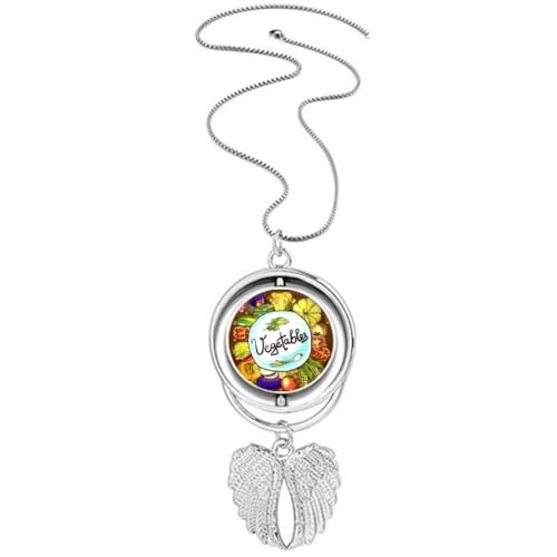 Collier ailes d'ange et choux chinois pour rompre avec les bijoux banals
