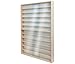 Vitrina colgante para trenes, vitrina de ferrocarril HO & N, estantería H0, 60-90 cm, 12 compartimentos con ranuras (V-90.12A)
