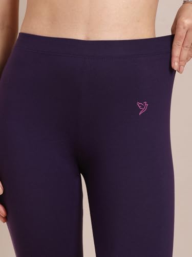 Image of TWIN BIRDS Tailored Cut and Classic Fit Super Stretchable Elastane Fabric Churidar Leggings for Women