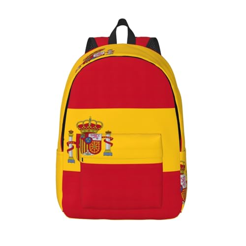 Sac à dos drapeau espagnol pour voyage et cours universitaires