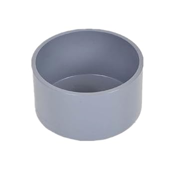 AASARWA 160 MM / 6 inch PVC End Cap Agriculture Fitting Plastic Water Pipe