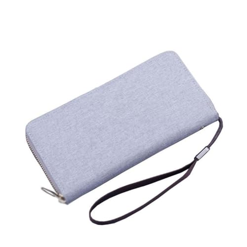 Handbag Canvas Handbag Men's Long Zipper Wallet Business Casual New Oxford Cloth(E)2