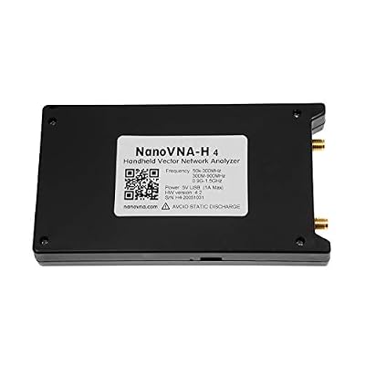 Nooelec NanoVNA-H 4 Premium Bundle - Vector Network Analyzer Kit from Authorized Distributor with 50kHz-1.5GHz+ Portable VNA (4 LCD), EMI Shielding, Calibration Kit, 6pc Attenuator Kit and Much More!