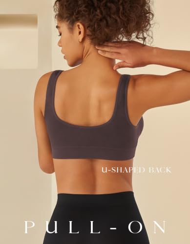 Image of SIMIYA Sports Bras for Women, Yoga Comfort Seamless Wireless Sports Bra