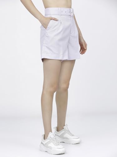 Image of Tokyo Talkies Women's Regular Fit Regular Shorts | Stretchable Shorts