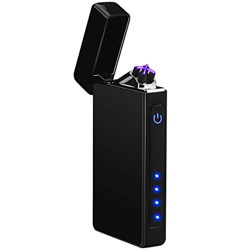 Lighter, Electric Plasma Arc Lighter Windproof USB Rechargeable Coil Lighter Magic Smart Cool