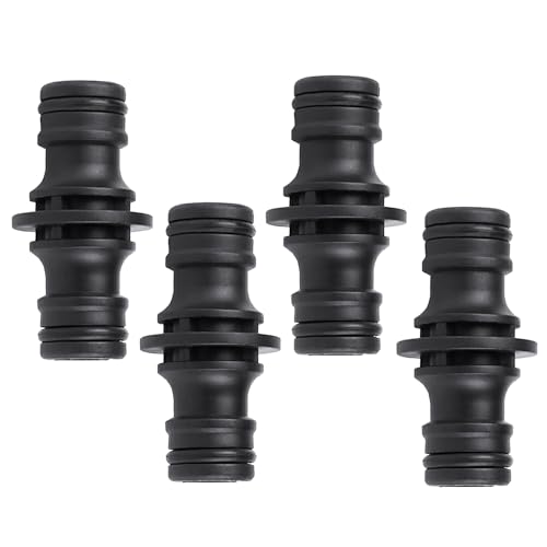 4 Stück Doppelstecker Gartenschlauch Verbindungen, Schlauch Kupplung, Extender Verlängerung Kupplung Verbindungsteil Zwei Wege Kupplung, für Garten und Haus Schlauch 4 Stück Doppelstecker Gartenschlauch Verbindungen, Schlauch Kupplung, Extender Verlängerung Kupplung Verbindungsteil Zwei Wege Kupplung, für Garten und Haus Schlauch