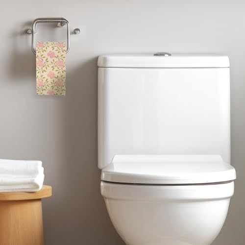 Papel higiénico de bambú suave para piel sensible con grabado floral 6
