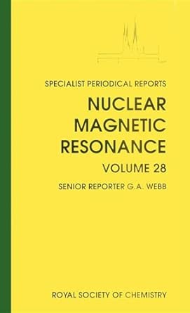 Nuclear Magnetic Resonance: Volume 28 book cover