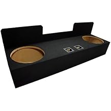 American Sound Connection Dual 12" Subwoofer Custom Fit Sub Box Speaker Enclosure Intended for Toyota Tacoma Extended Cab Truck 1995-2004