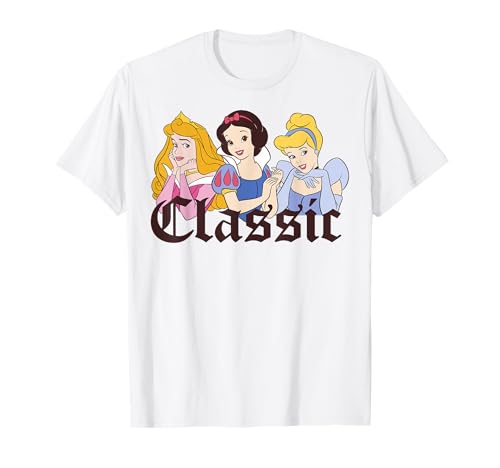 T-shirt Disney Princess Classic Group Shot pour femme en coton doux