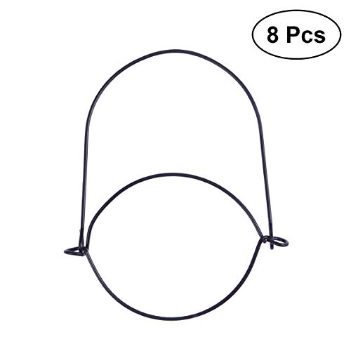 Preisvergleich Produktbild BESTONZON Einmachglasaufhänger des Edelstahls 8pcs, Maurerglashaken, für regelmäßigen Mund Maurer, Ball, einmachende Gläser Aufhänger, hängende Gläser