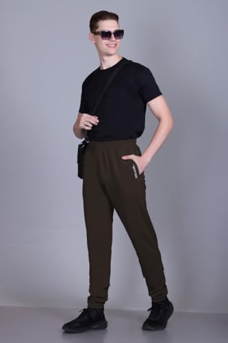 Image of FYLTR Men's Casual Joggers - Elasticated Waist with Drawstring | Solid Color | Trackpants for Men