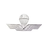 GENUINE US BADGE: ITALIAN JUMP WINGS - SILVER REGULATION SIZE