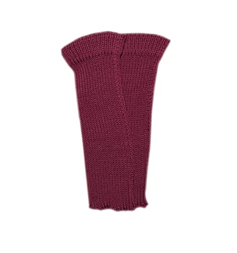 100% Merino Wool LEG Warmers Baby Newborn Unisex Knit Knitted Sling socks (S, Purple)