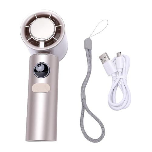 Ventilador de mano portátil recargable con flujo de aire ajustable 7