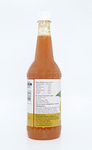 Image of RK HOME MADE NATURAL SYRUP | Ginger lemon Syrup | Gluten free | 100% Vegan & Low fat | A perfect drink for house parties, picnics, & road trips to everyone's delight 750 - ML