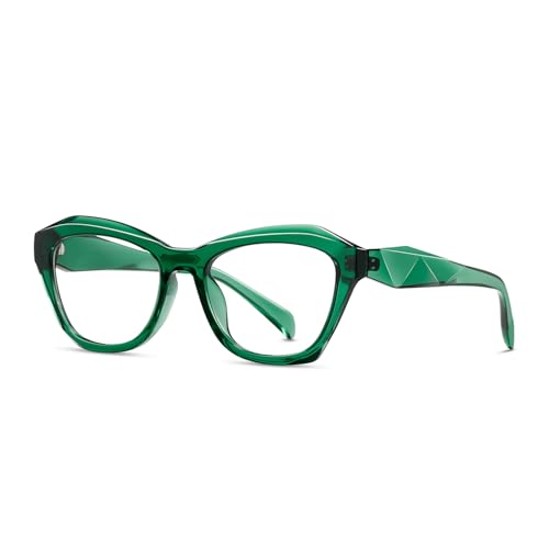 Image of kimorn Blue Light Blocking Glasses,Anti Eyestrain & UV Protection,Cat Eyes Frame Glasses for Women Men