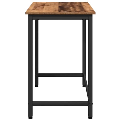 Table de travail en bois recyclé réglable pour optimiser les petits espaces de bureau - 7