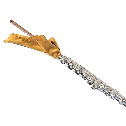 Geieold Flötenreinigung Flötenreinigungsstab Reinigungsstab mit Tuch Flötenreinigungsset Holzbläser Musikinstrumente Zubehör